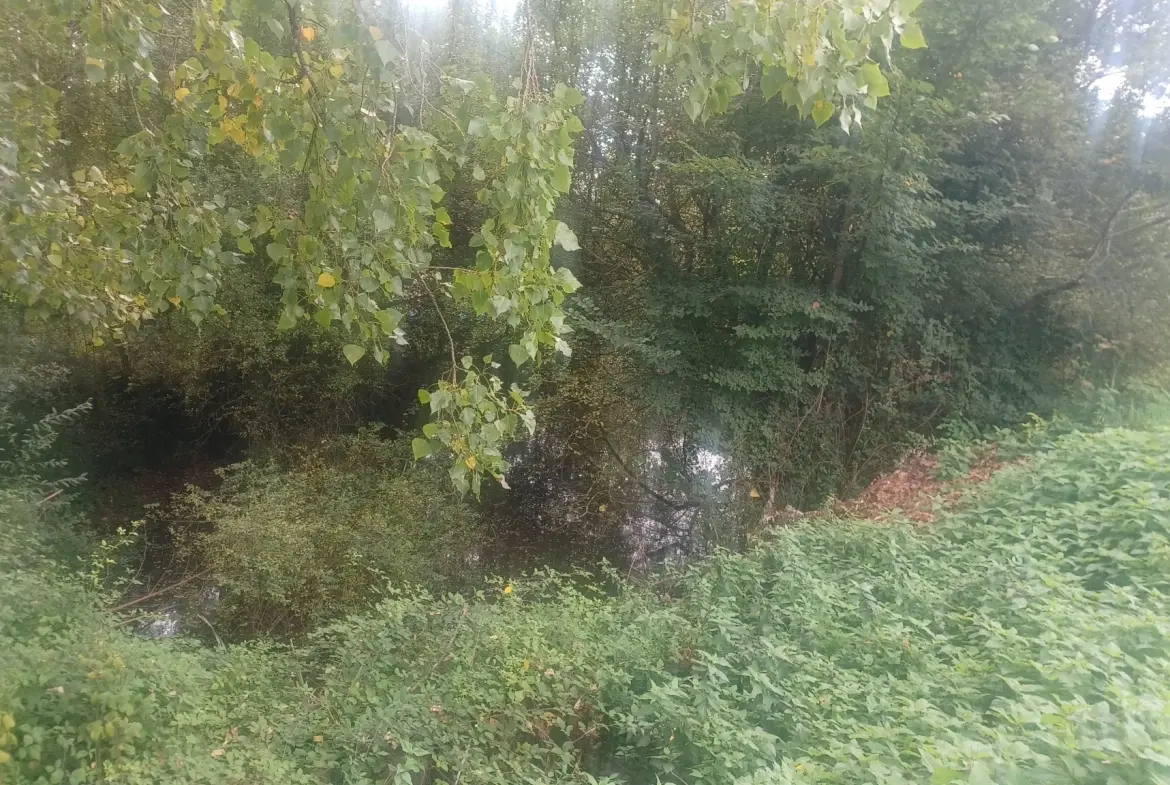 Terrain constructible de 2490 m² à Sarlat, vue campagne et possibilité de bâtir 