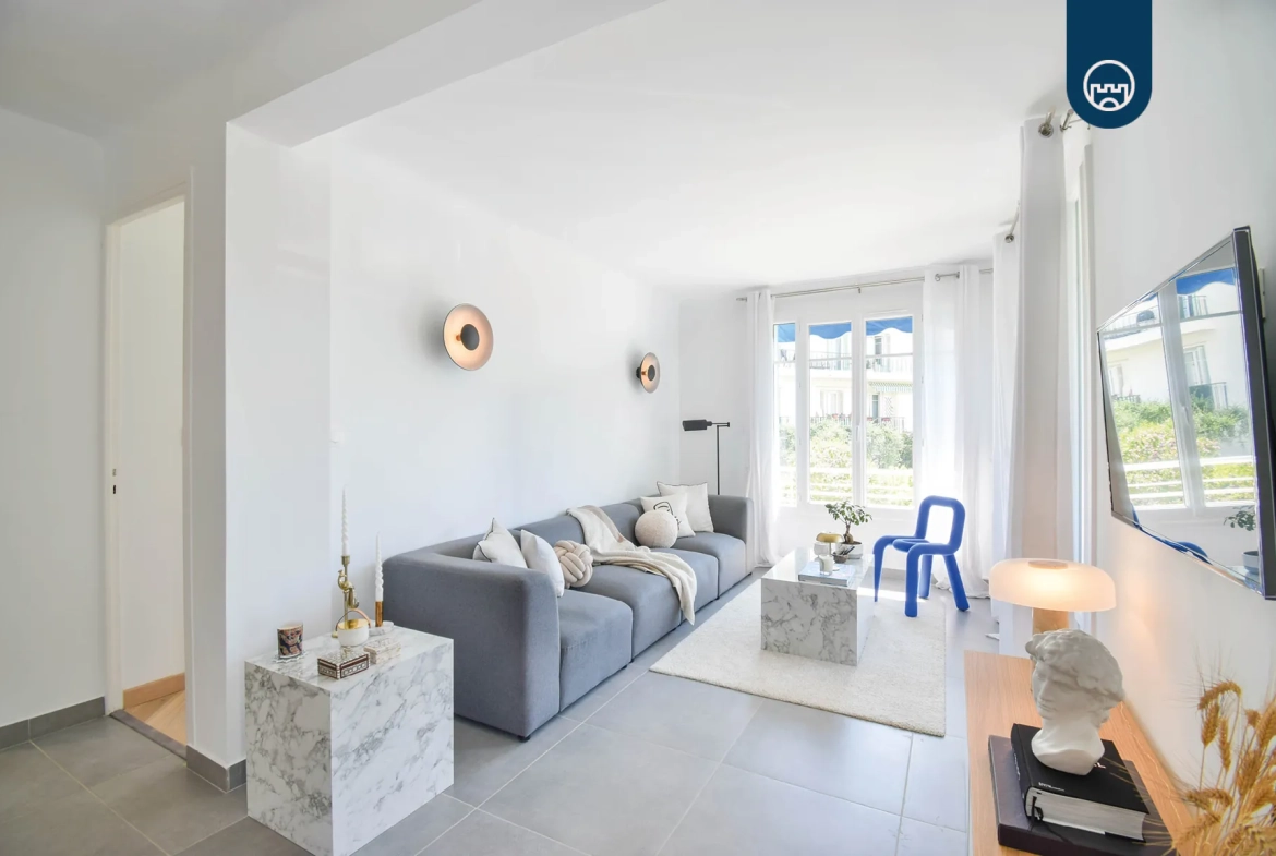 Appartement 3 pièces de 67m² à Saint Augustin, NICE - Spacieux et rénové 