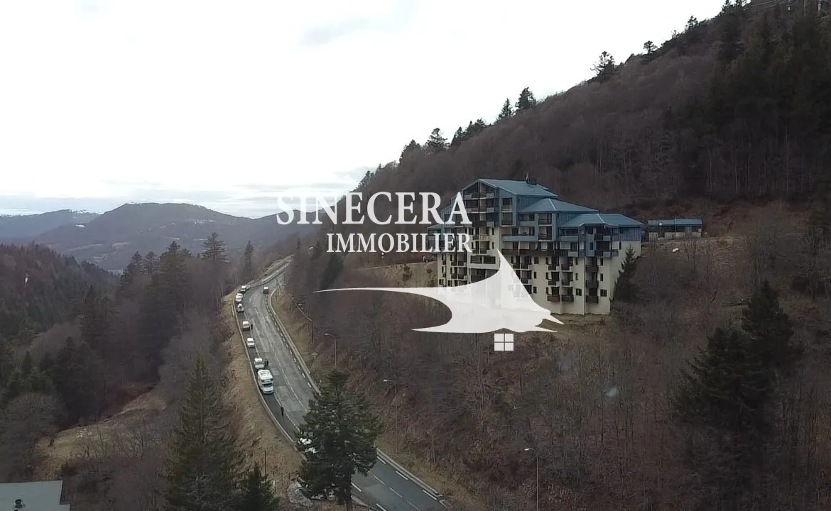 Appartement de 30 m² avec vue panoramique sur la station du Lioran 