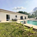 À vendre maison de plain-pied avec piscine à 15 km de Bergerac, secteur recherché