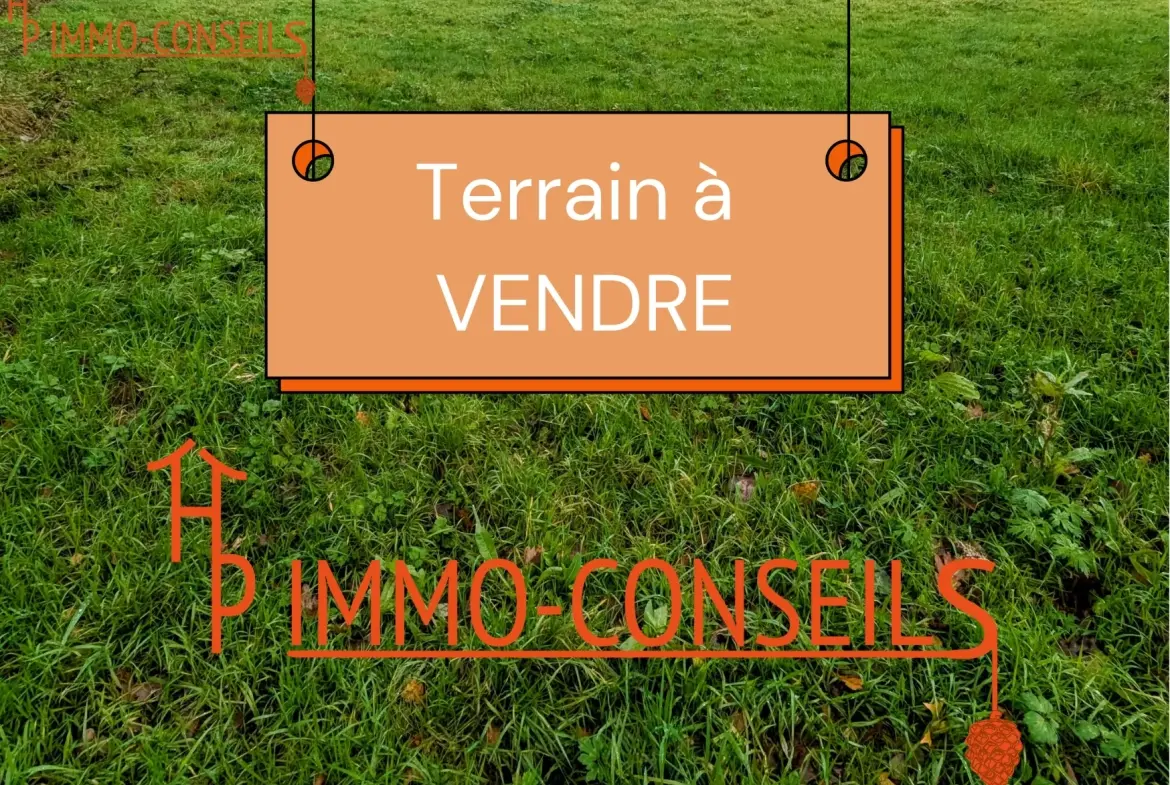 Terrain constructible de 583 m² à Nort-sur-Erdre, proximité gare et commerces 