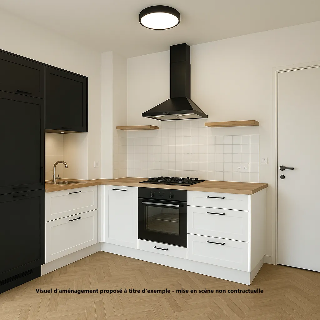 Appartement T3 à Lugrin avec Vue Lac, 2 Parkings, à Rénover 