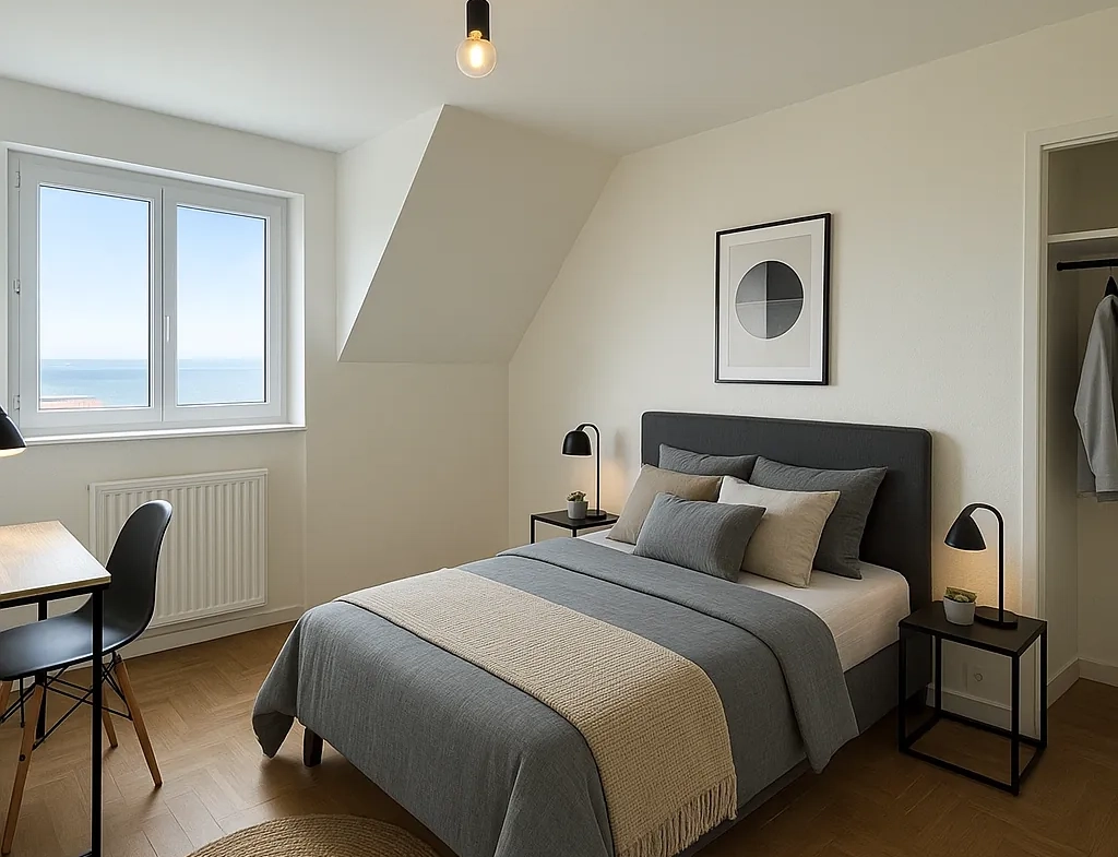 Appartement T3 à Lugrin avec Vue Lac, 2 Parkings, à Rénover 