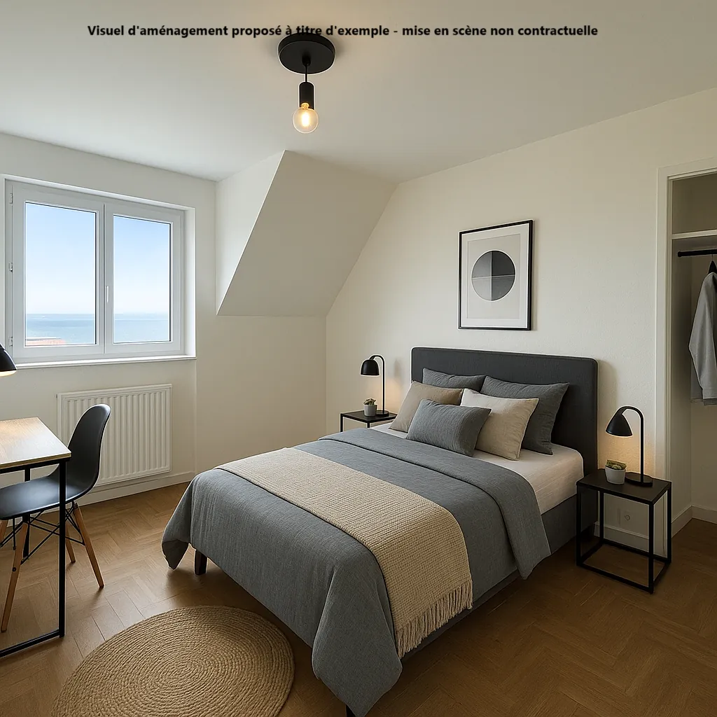 Appartement T3 à Lugrin avec Vue Lac, 2 Parkings, à Rénover 