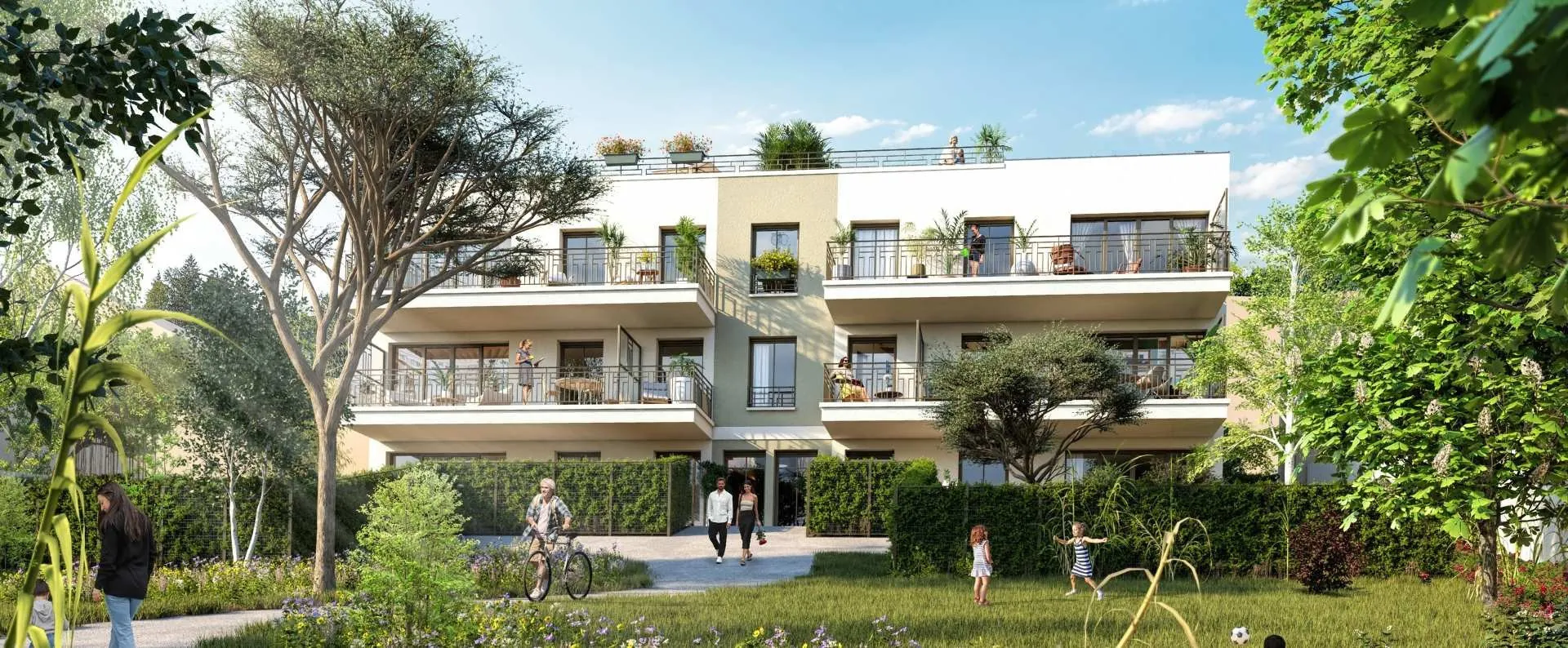 Appartement 2 pièces à vendre à Chatou avec terrasse et jardin de 33,9 m² 