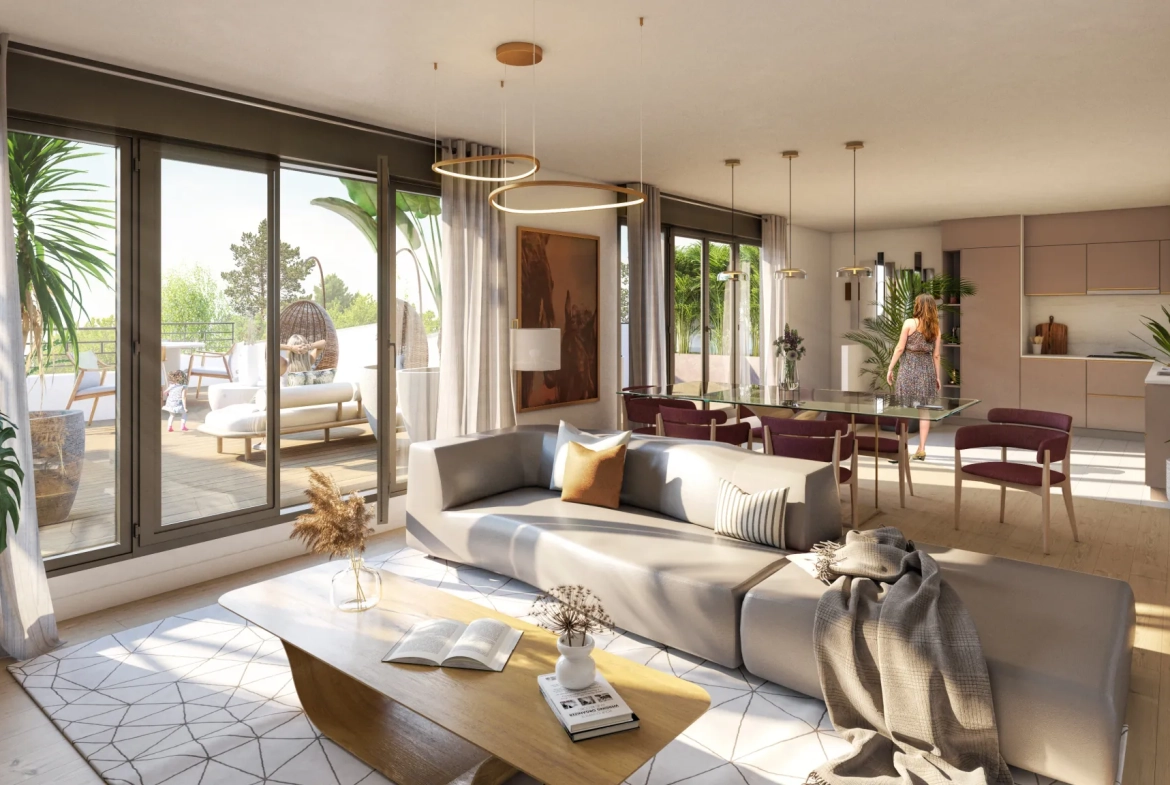 Appartement 2 pièces à vendre à Chatou avec terrasse et jardin de 33,9 m² 