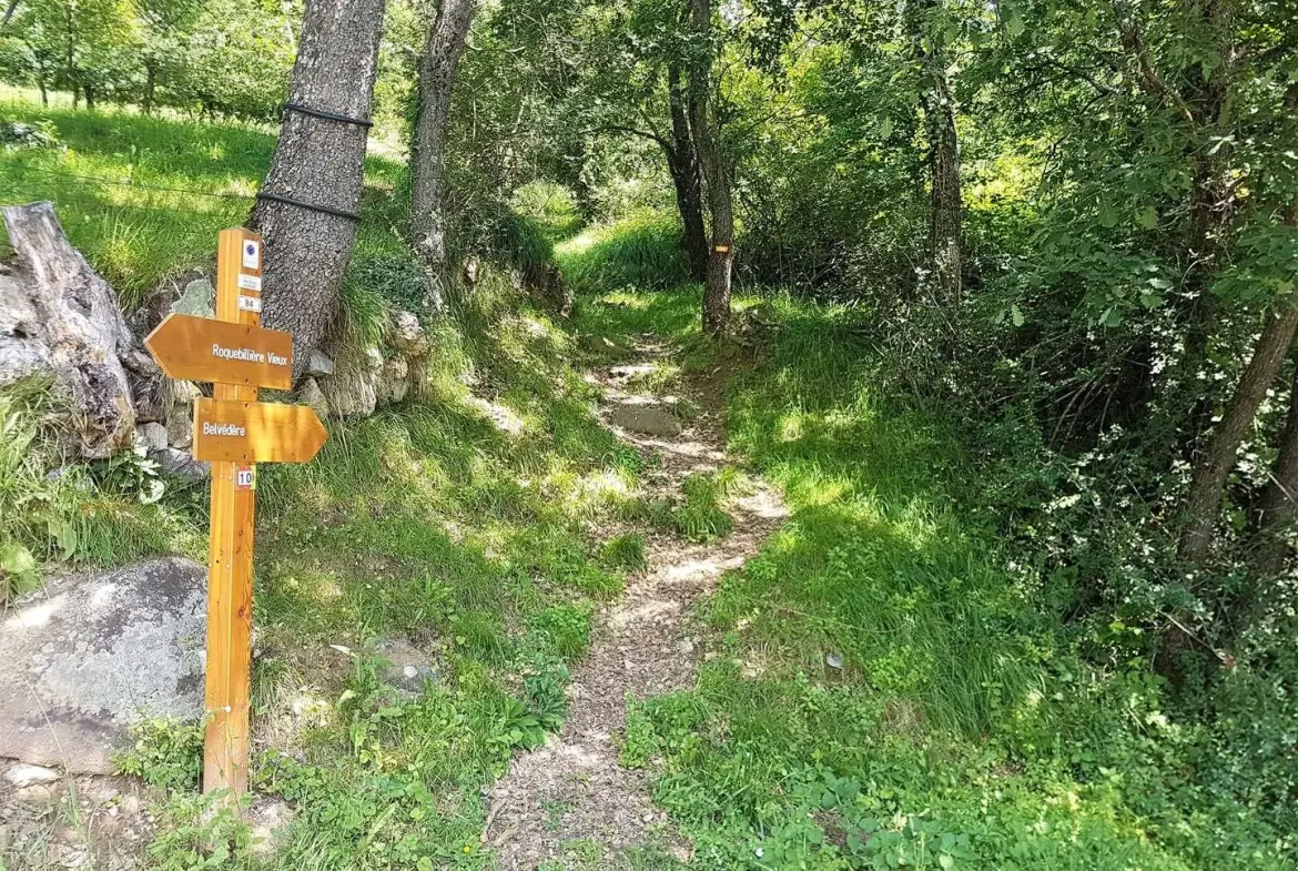 Maison de village rénovée à vendre à Belvédère avec appartements indépendants et vue montagne 