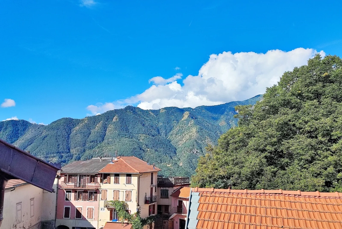 Maison de village rénovée à vendre à Belvédère avec appartements indépendants et vue montagne 