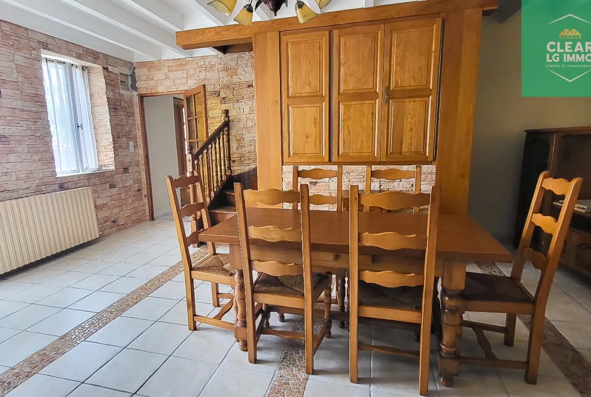 Maison à Autun de 155 m² avec jardin, terrasse et potentiel d’extension 