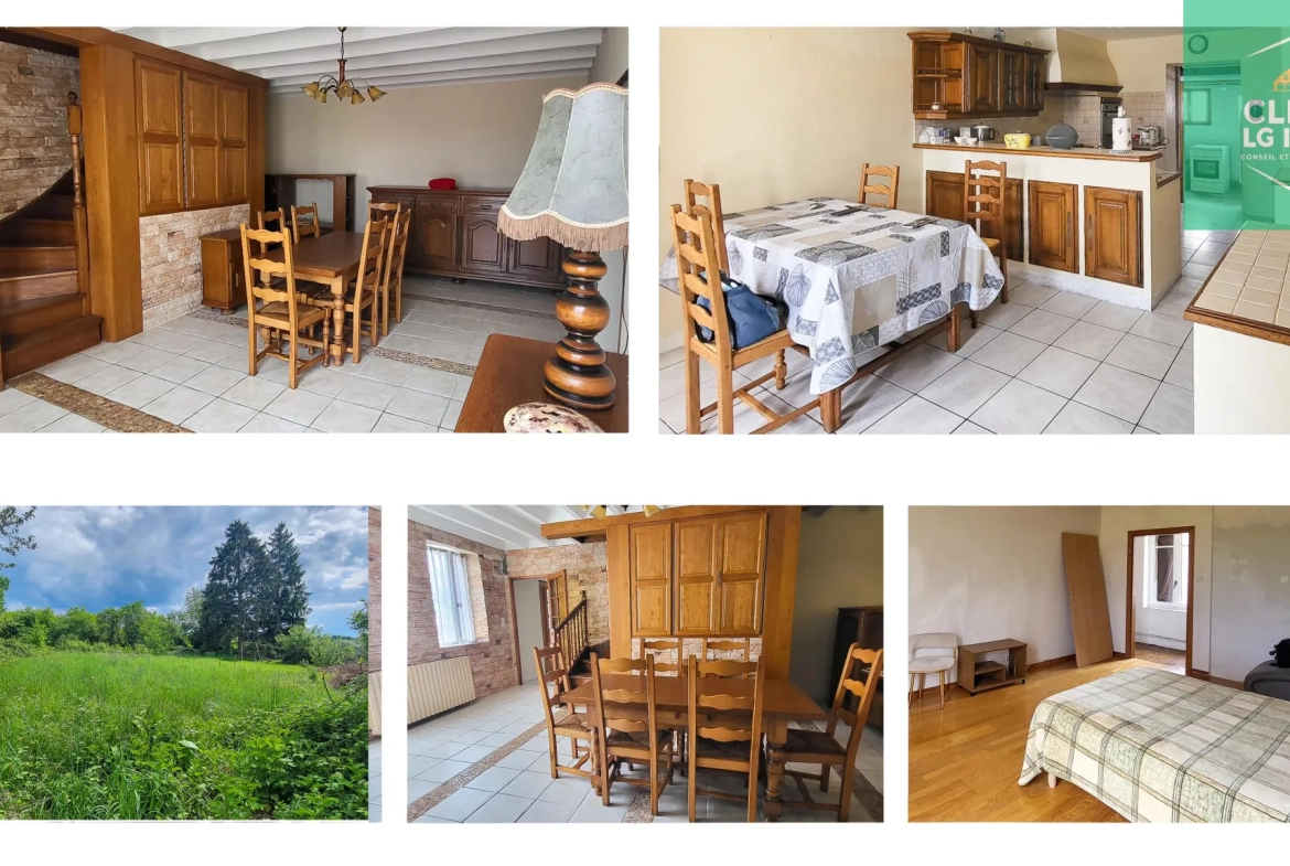 Maison à Autun de 155 m² avec jardin, terrasse et potentiel d’extension 
