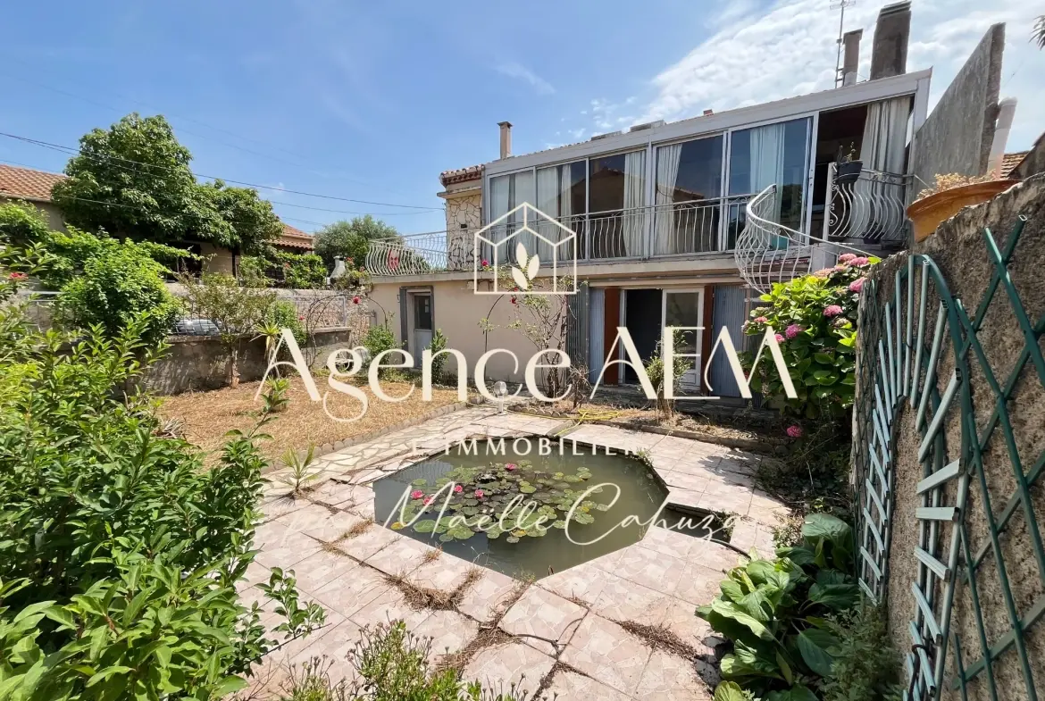 Maison 5 pièces avec garage, terrasse et jardin à Capestang 