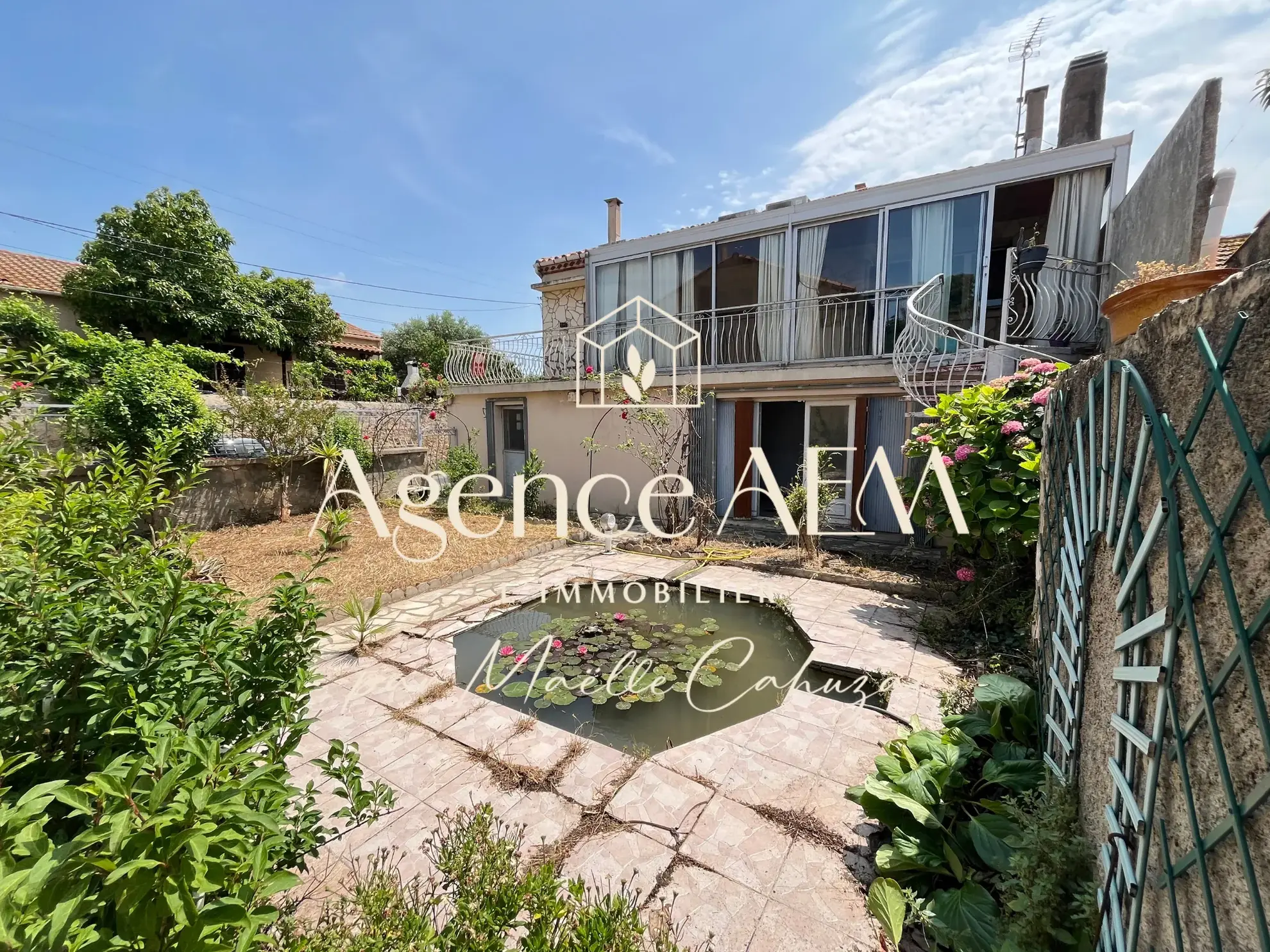Maison 5 pièces avec garage, terrasse et jardin à Capestang 