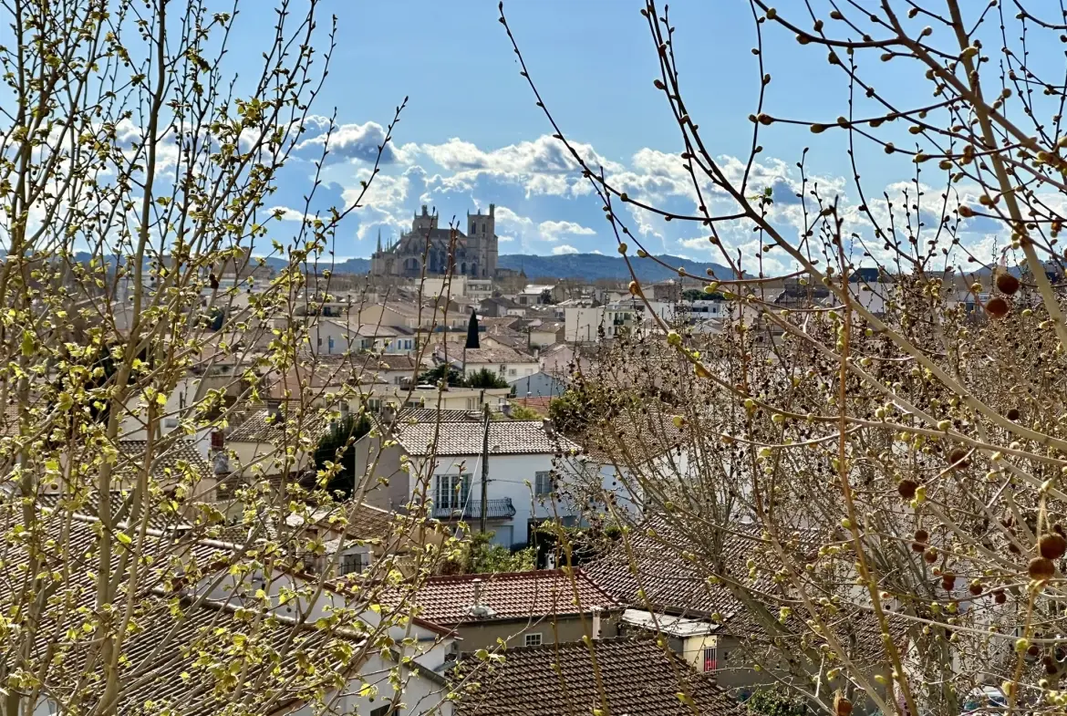 Appartement T3 avec vue sur la Cathédrale à Narbonne 