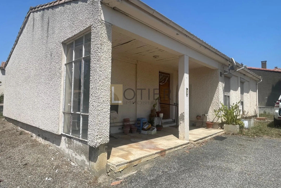 Maison 4 chambres avec grand terrain à Serviès-en-Val dans l'Aude 