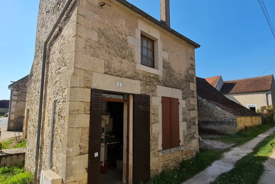 Maison à vendre avec deux habitations, dépendances et jardins près de Clamecy en Bourgogne Nord 