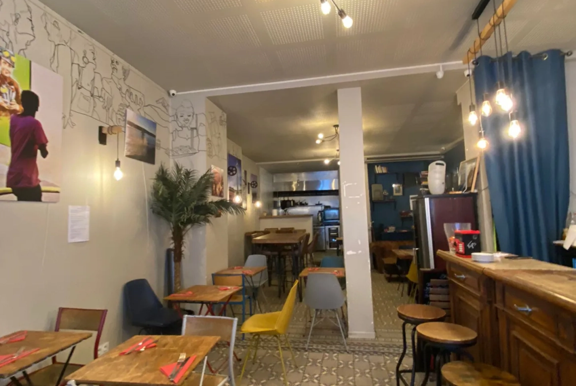 Fonds de commerce de 101m² avec studio dans le 18ème de Paris – Emplacement idéal 