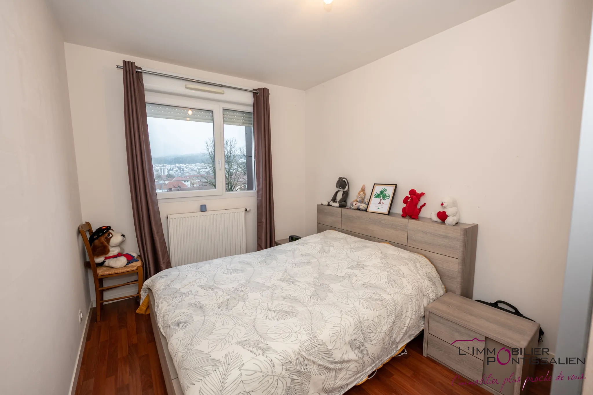 Appartement 3 pièces à Pontarlier avec 2 terrasses et garage 