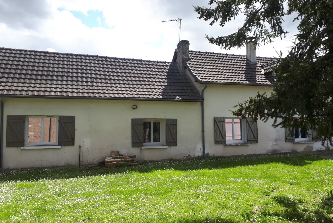 Magnifique maison avec étang et jardin à Les Ormes - 176 m² 