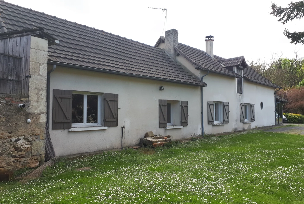 Magnifique maison avec étang et jardin à Les Ormes - 176 m² 