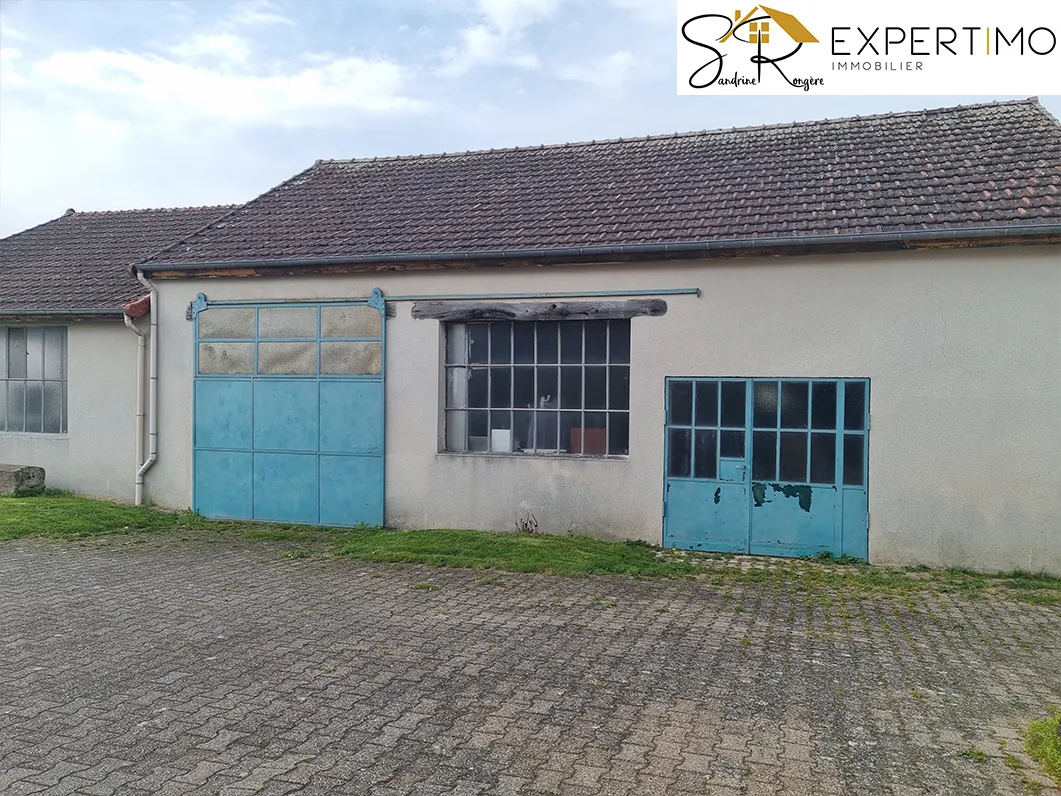 Maison avec deux appartements, atelier et grand terrain à Saint-Éloy-les-Mines 