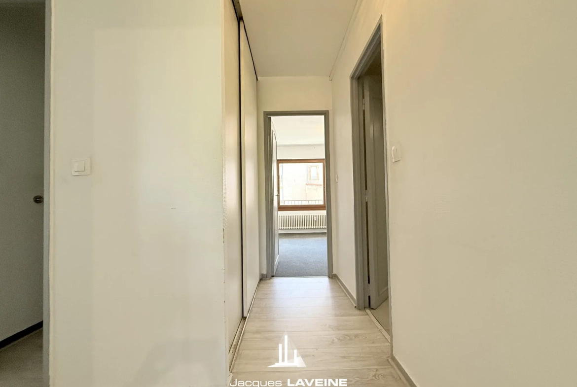 Appartement 3 pièces à Metz-Queuleu avec balcon, garage et cave 