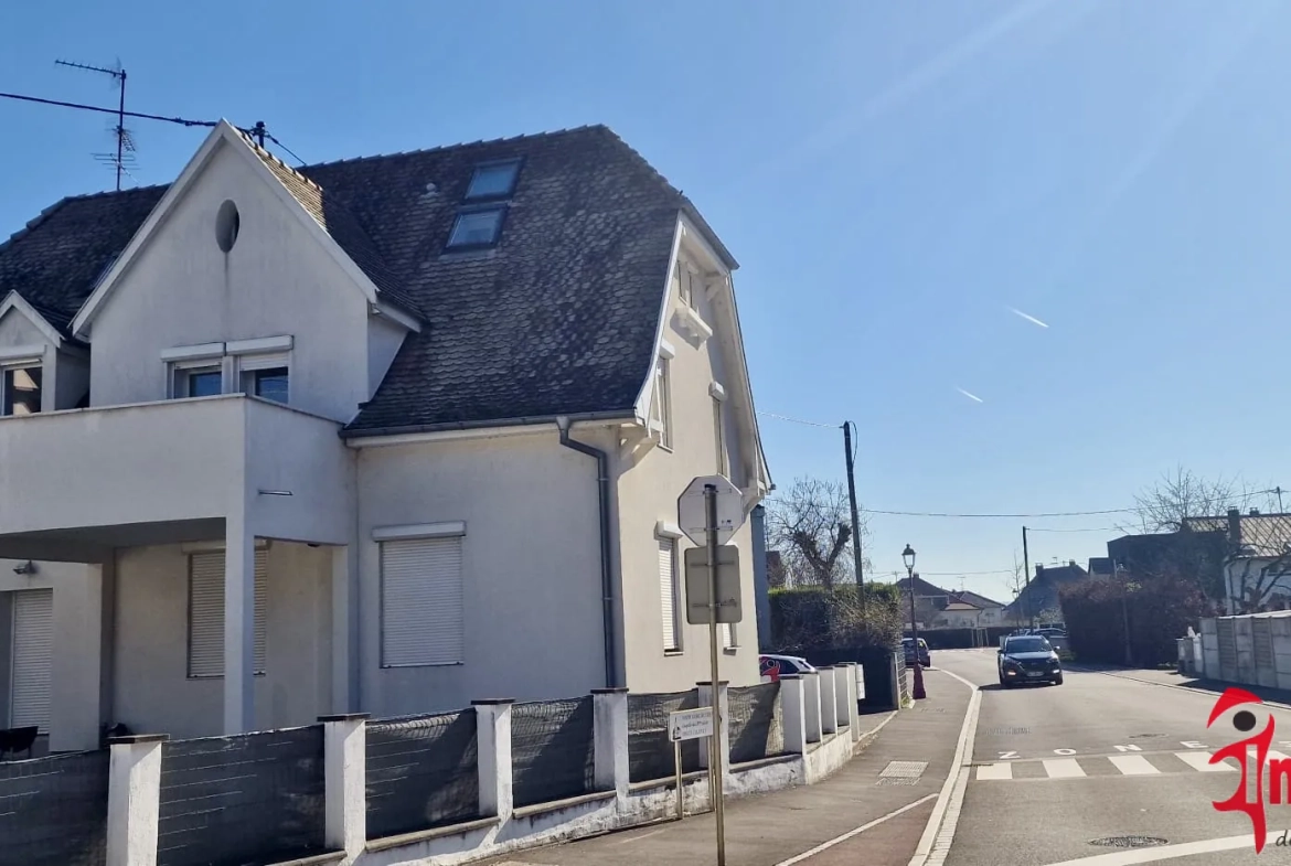 Spacieux appartement F4 rénové de 71 m² à Blotzheim avec parking et cave 