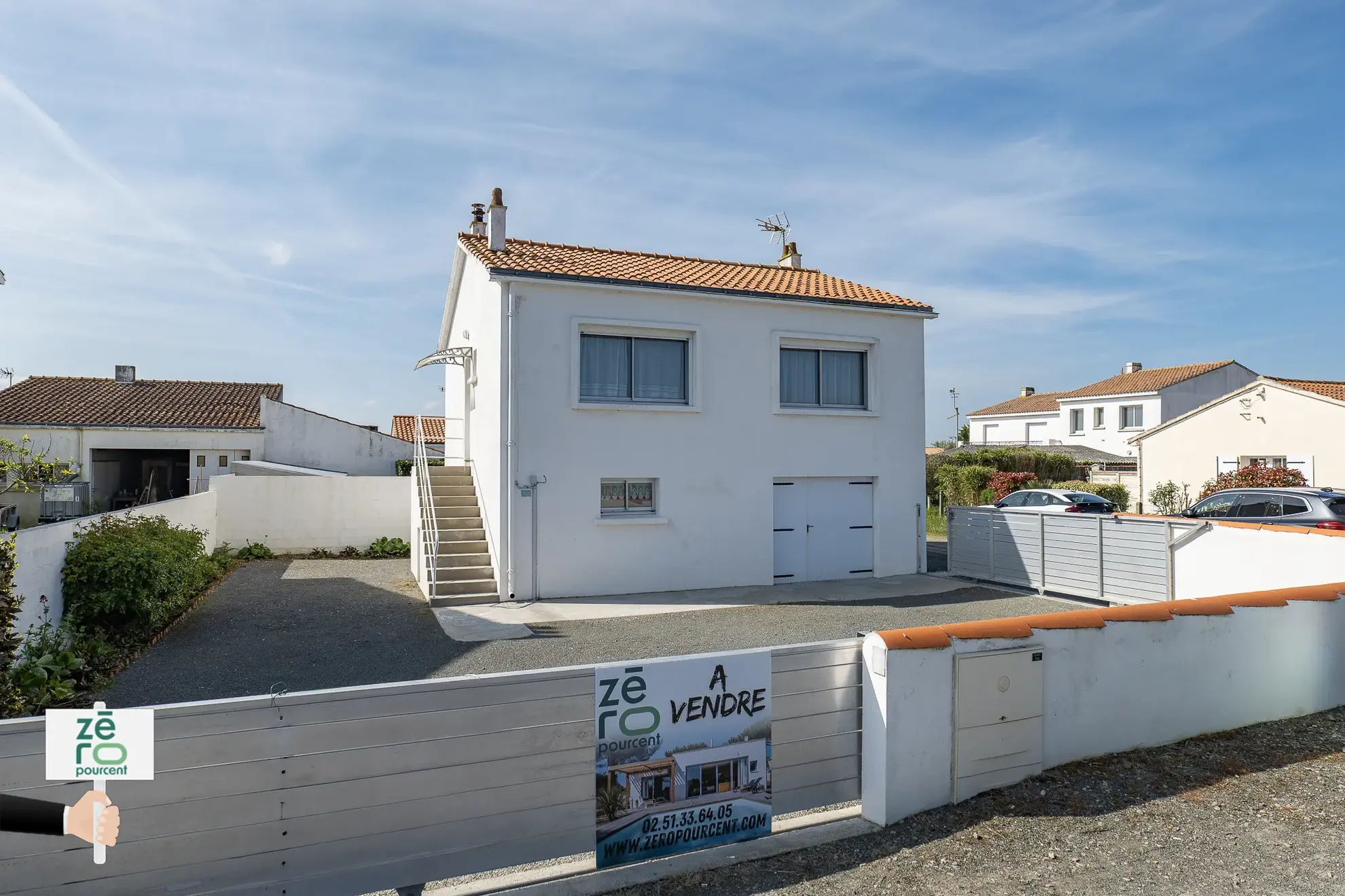 Maison à vendre à Bouin (85) avec 2 chambres, garage et vue dégagée 