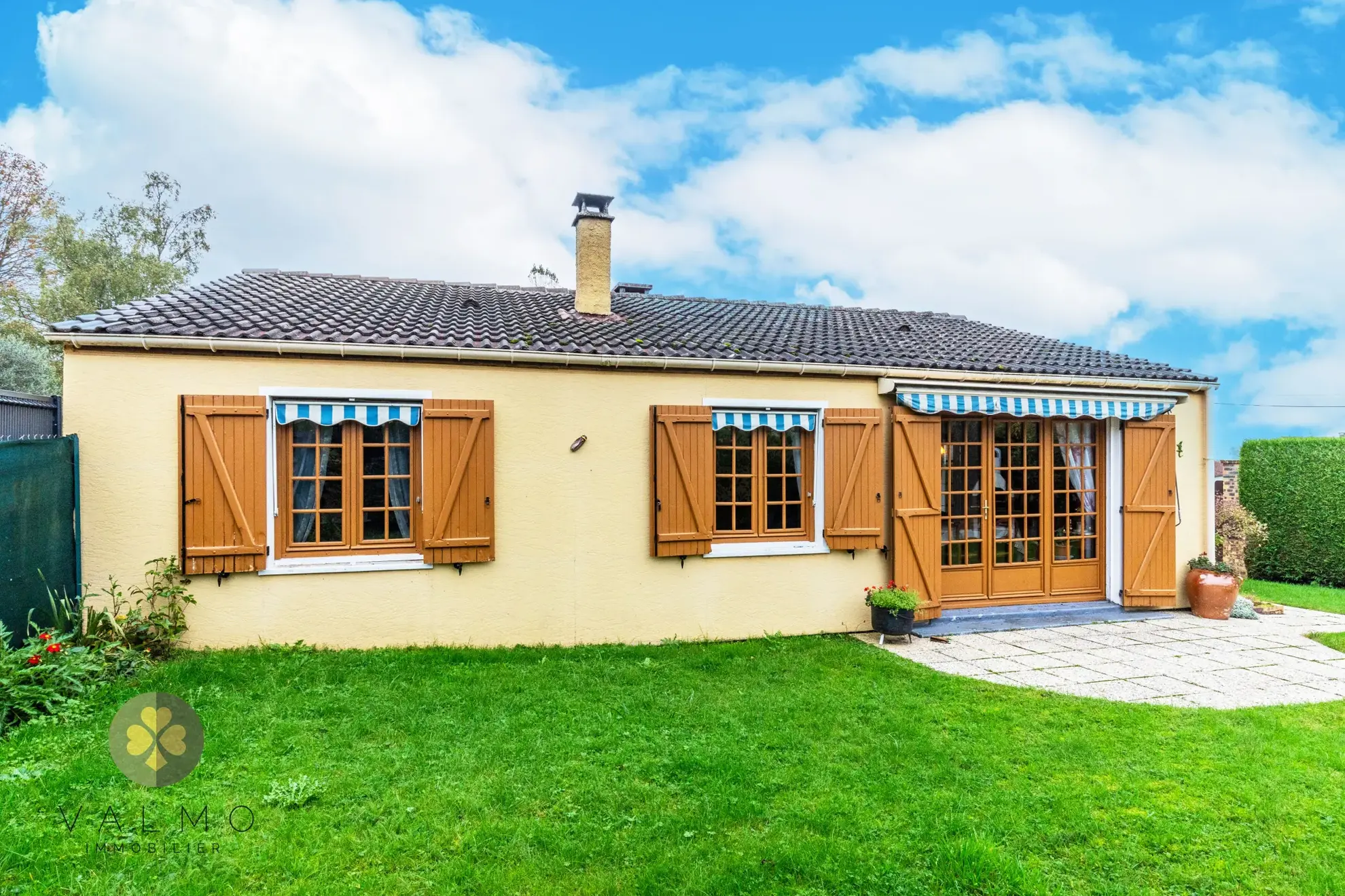 Maison de plain-pied à Orgerus (78) – 3 chambres, jardin, proche gare 