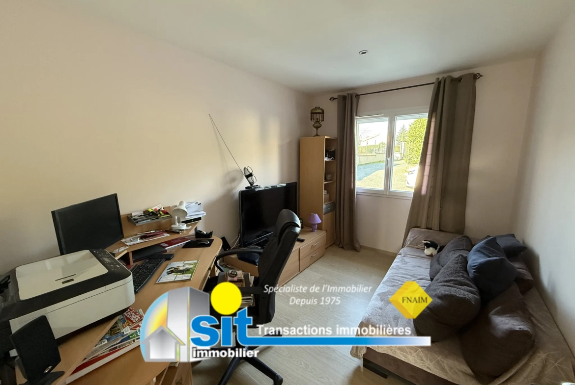 Villa contemporaine de plain-pied à Reventin-Vaugris - 94 m², 3 chambres, jardin, moderne 