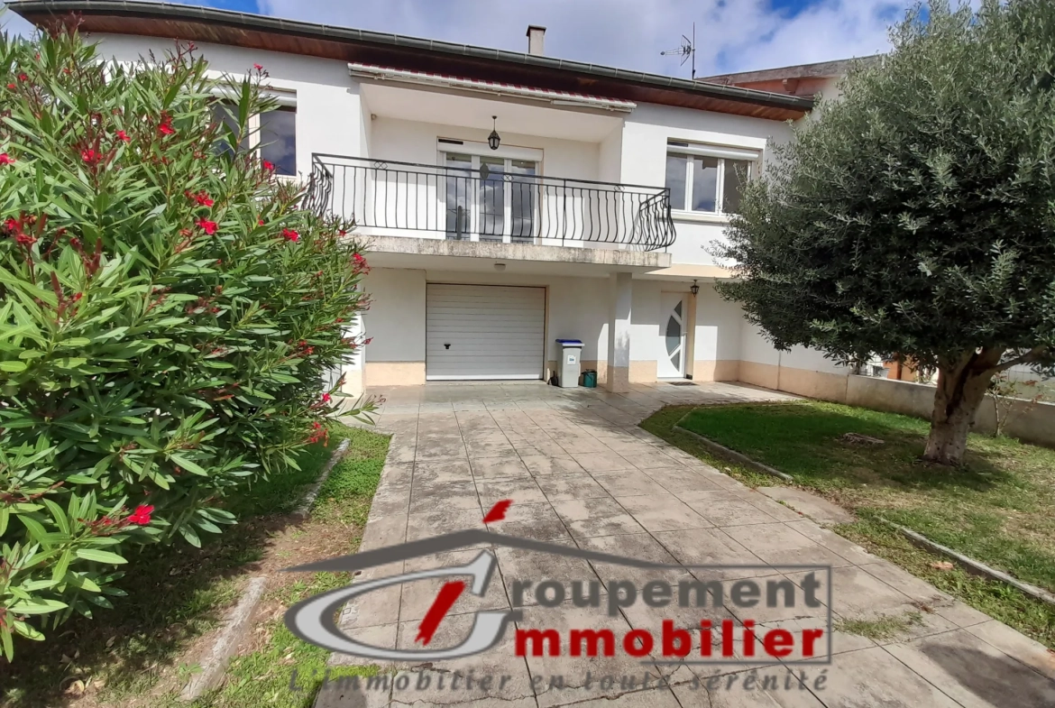 Maison 123 m² avec jardin, garage et T2 indépendant à Romans-sur-Isère 
