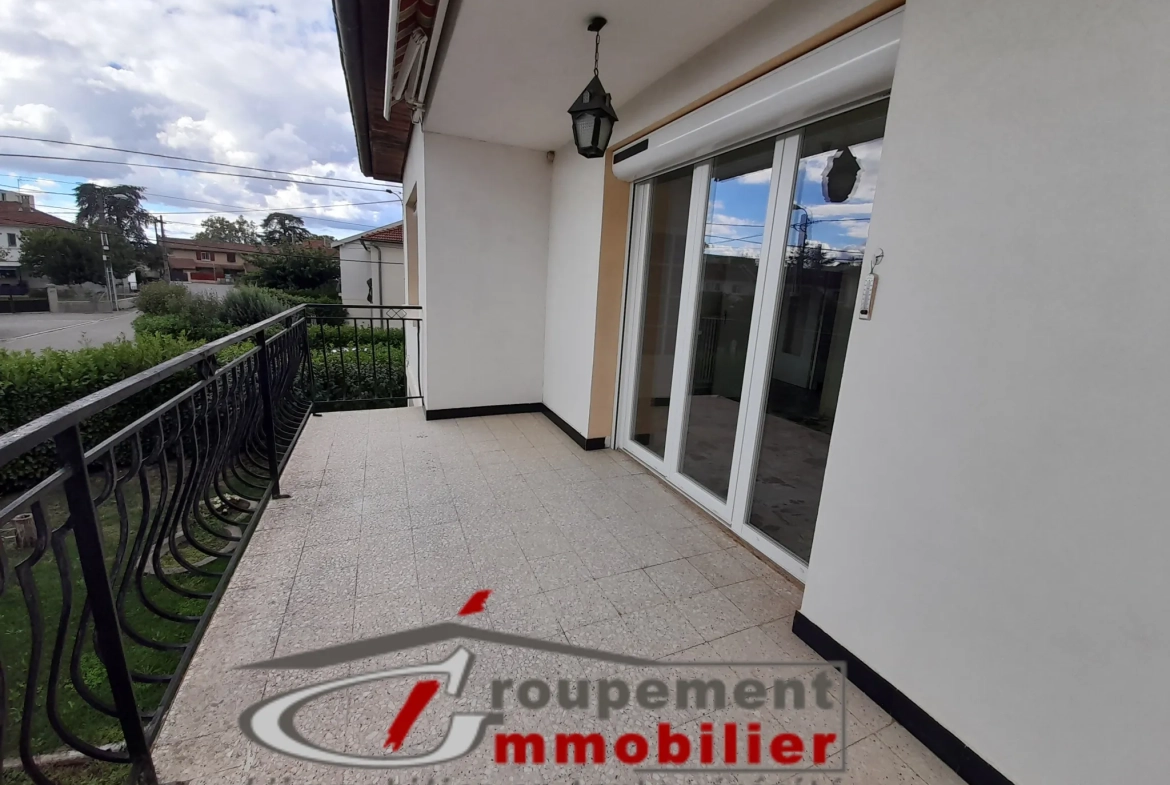 Maison 123 m² avec jardin, garage et T2 indépendant à Romans-sur-Isère 