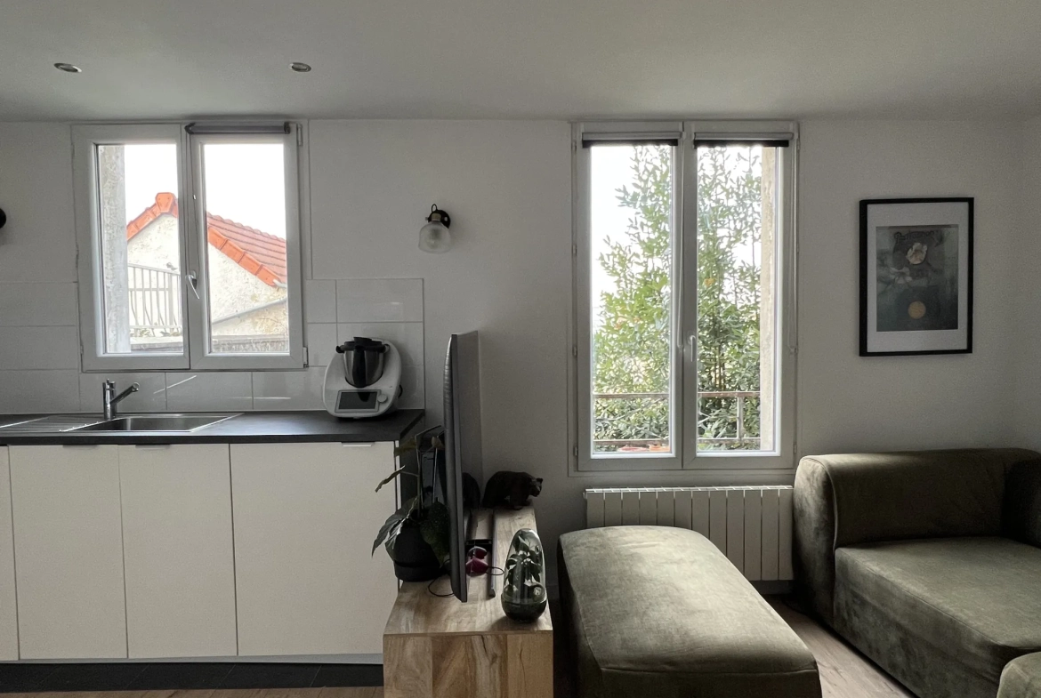 Appartement 2 pièces rénové de 35m² à Meudon avec vue dégagée 