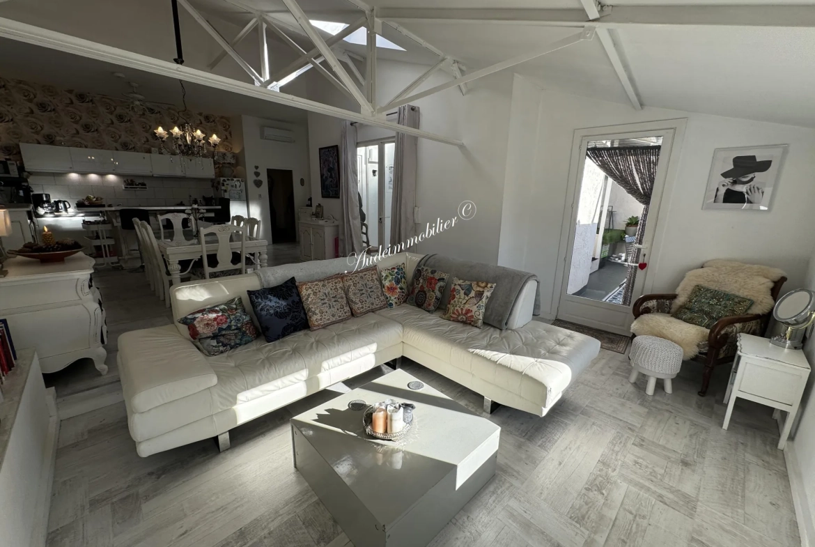 Penthouse avec terrasse à Limoux - Vue panoramique, 3 chambres, résidence de prestige 