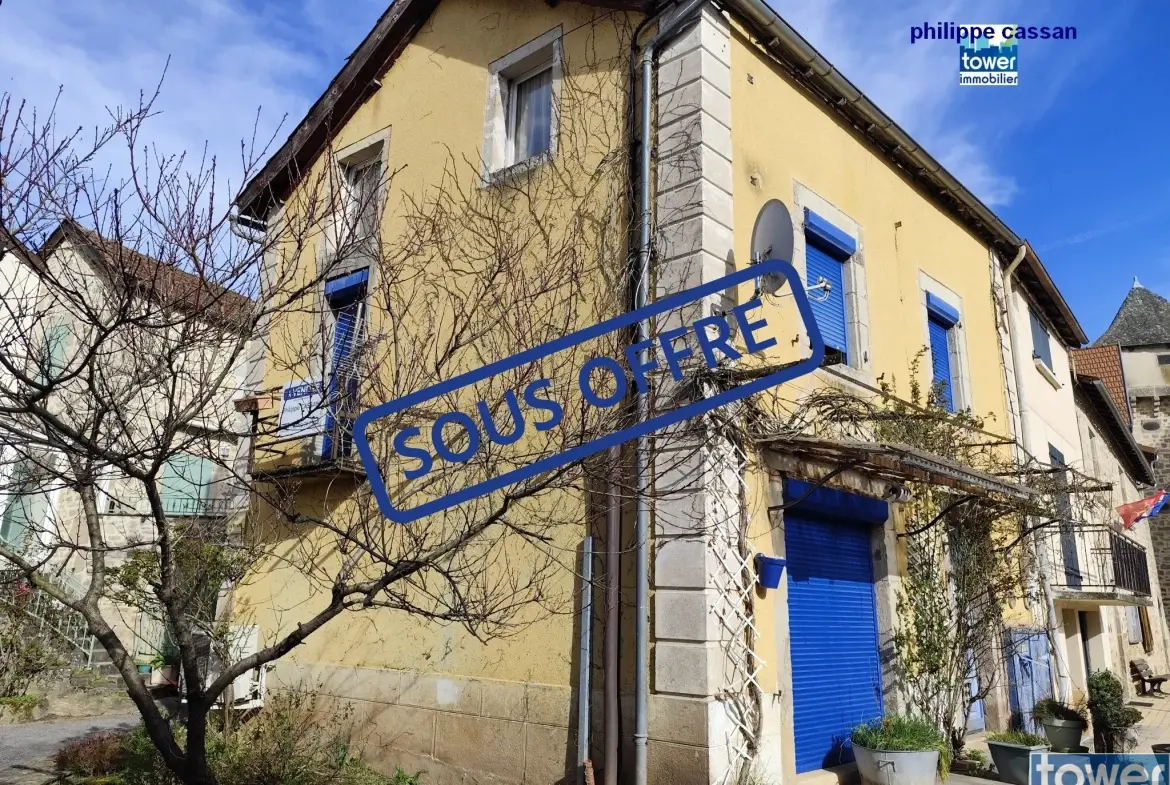 Maison de village de 69 m² avec terrain et garage à Monteils 