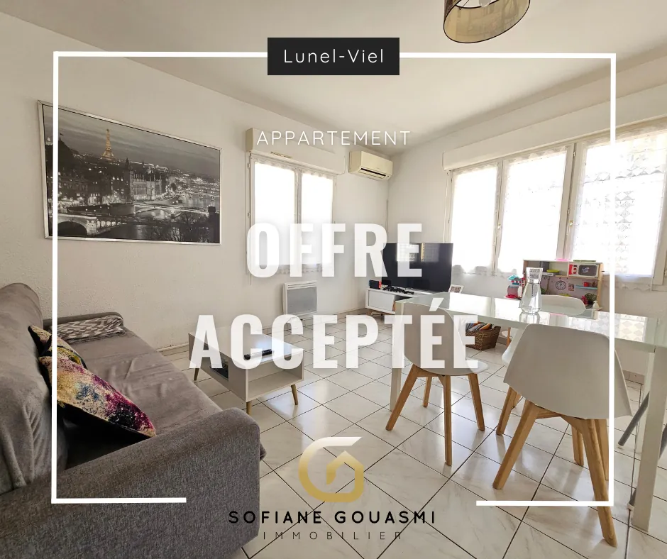 Appartement T3 à Lunel-Viel avec parking et combles aménageables - 34400