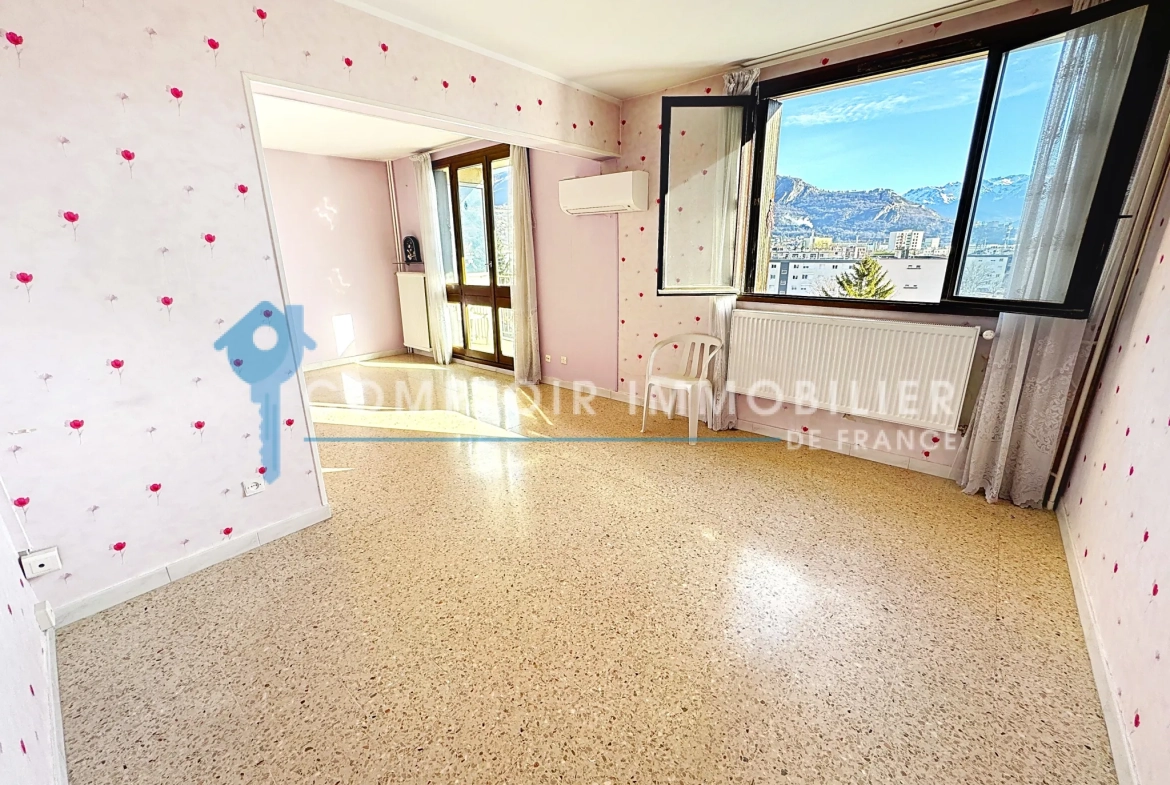 Appartement T5 avec vue panoramique à Fontaine - 110 m² avec balcon en vente 