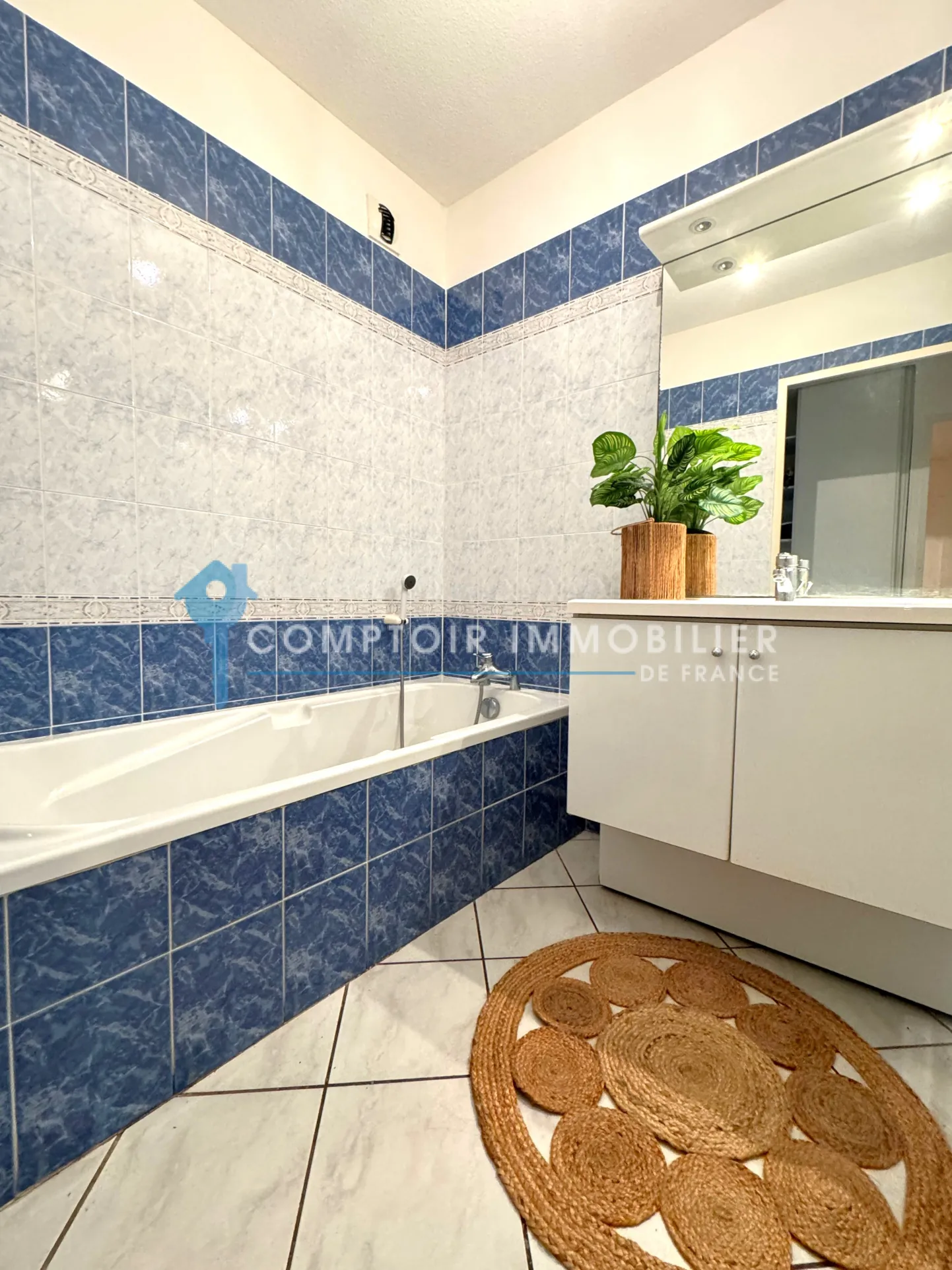 Appartement T3 avec jardin à Grenoble Peretto – Résidence sécurisée, garage et proximité centre-ville 