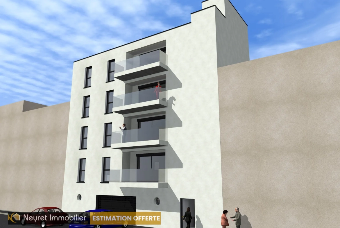 Appartement T3 ou T4 neuf à Saint-Étienne avec terrasse et parking privé 