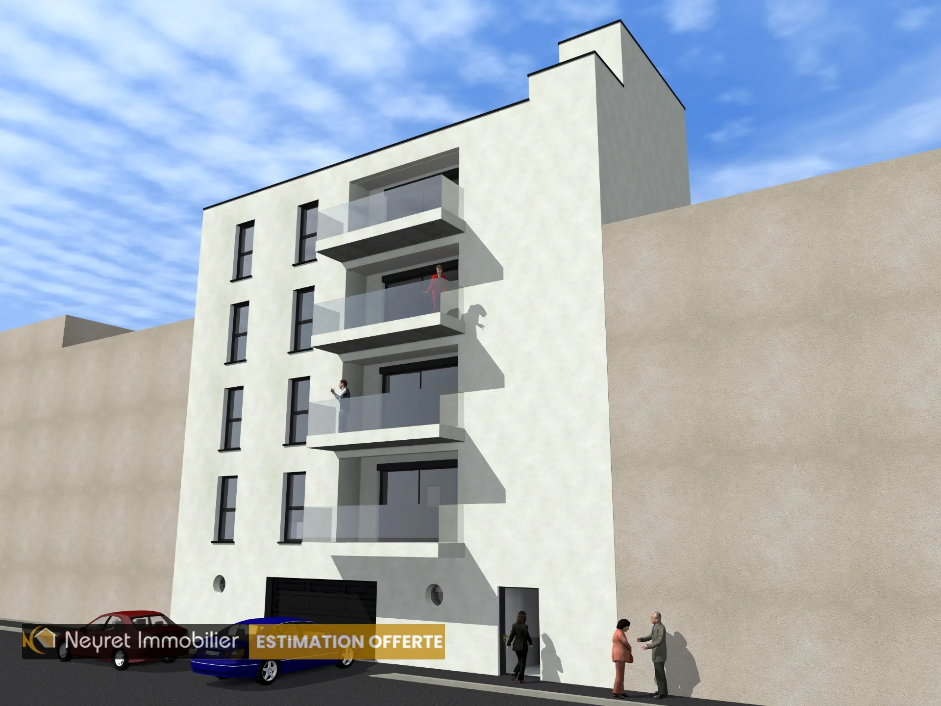 Appartement T3 ou T4 neuf à Saint-Étienne avec terrasse et parking privé 