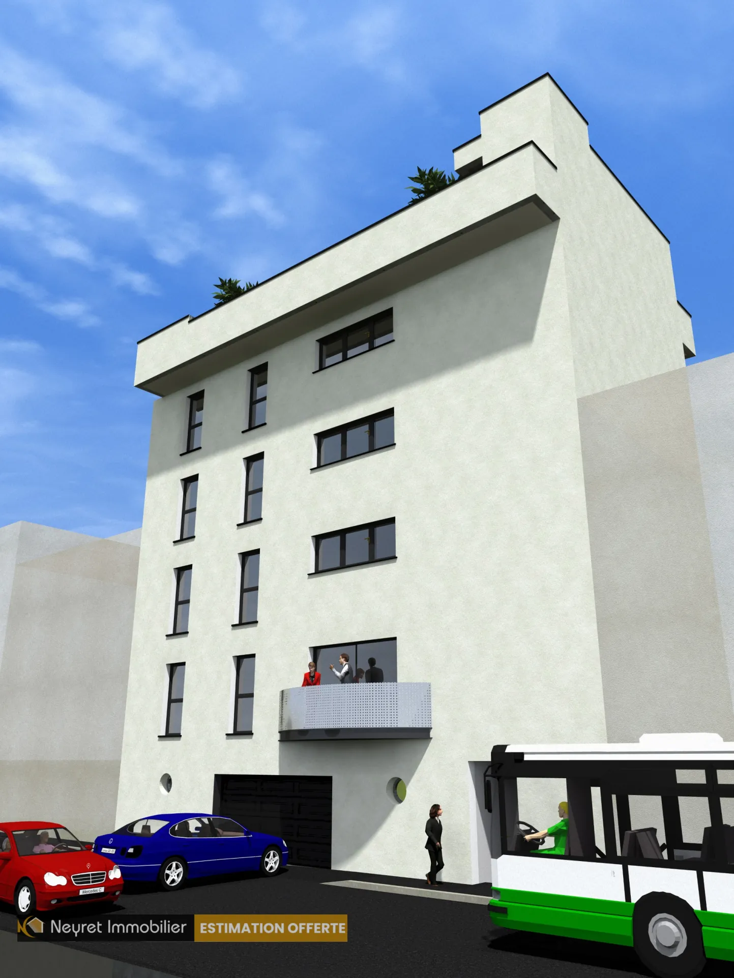 Appartement T3 ou T4 neuf à Saint-Étienne avec terrasse et parking privé 