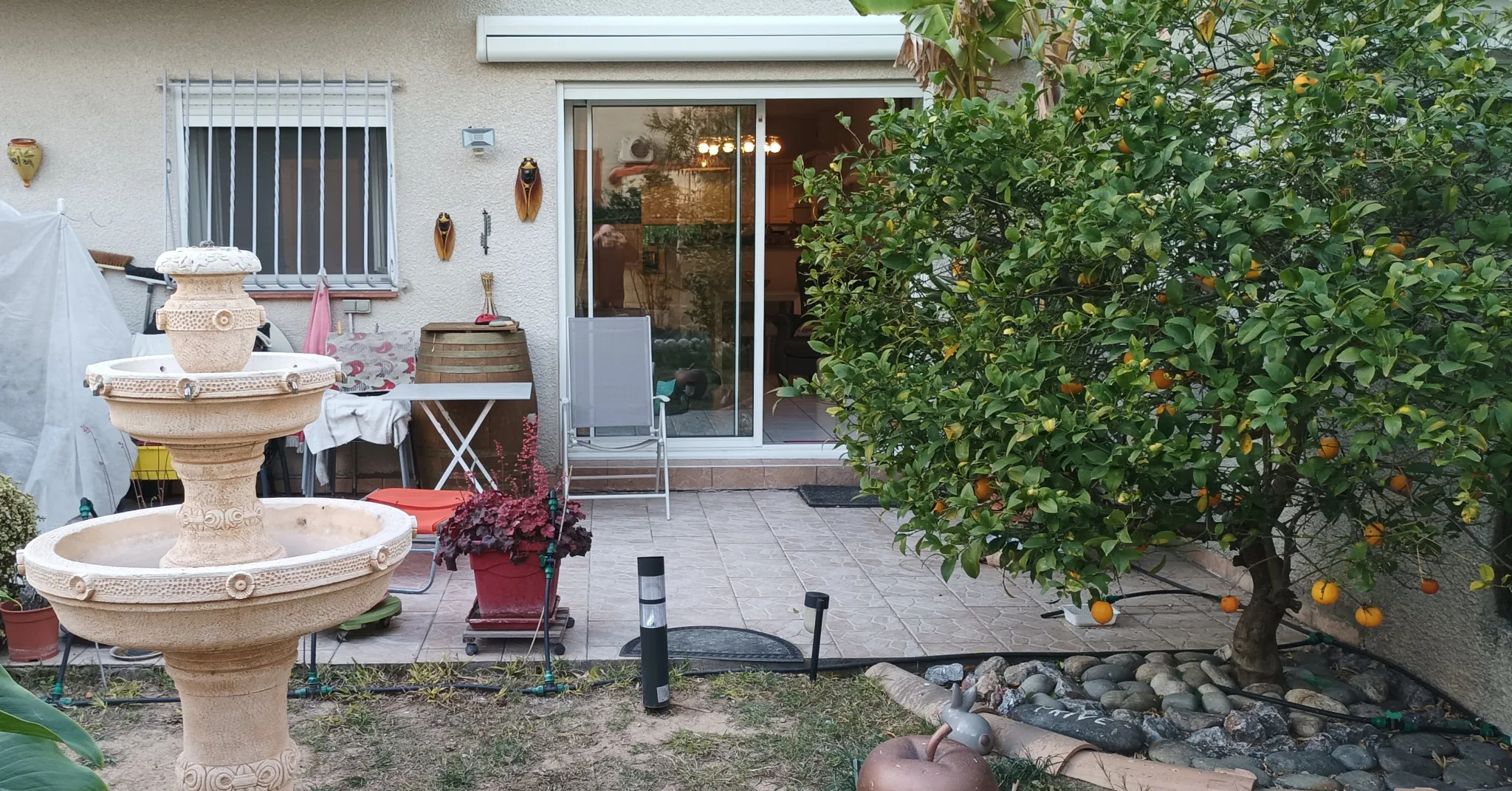Bel appartement de plain-pied avec jardin et garage à Perpignan 