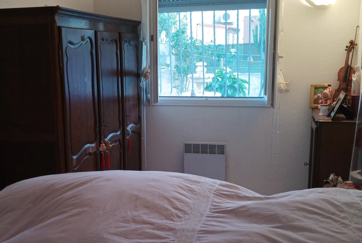 Bel appartement de plain-pied avec jardin et garage à Perpignan 