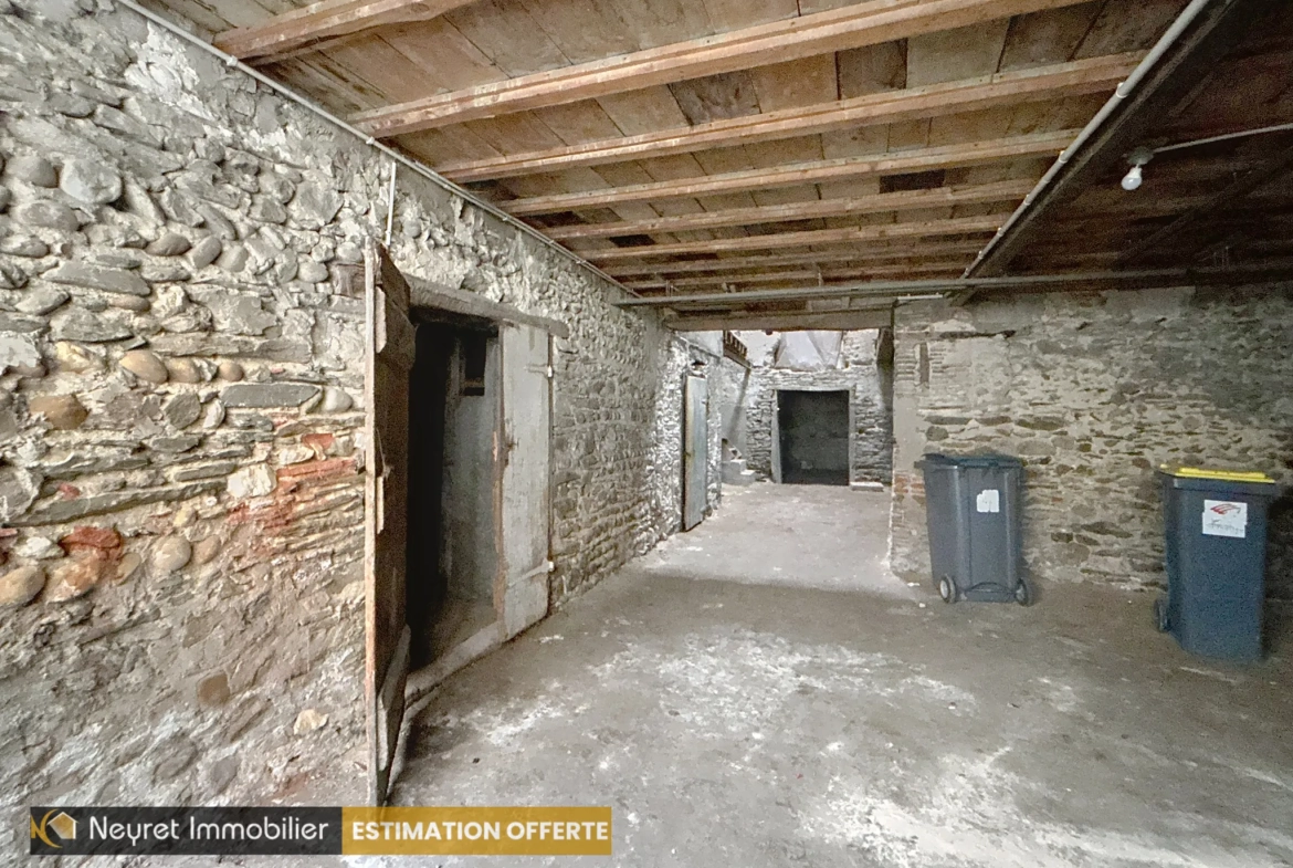 Maison de ville à rénover à Loire-sur-Rhône avec potentiel de 150m² 