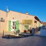 Charmante maison de plain-pied avec terrasse et jardin à Fleury près de Narbonne