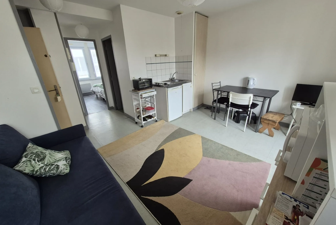 Vente d'un appartement T2 calme au centre de Brest - Proche commodités 