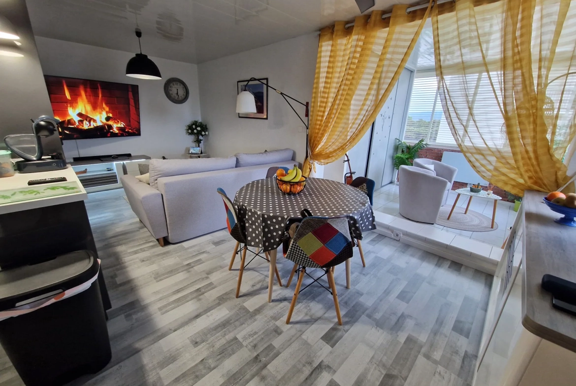 Appartement en front de mer à Le Barcares avec terrasse chauffée 