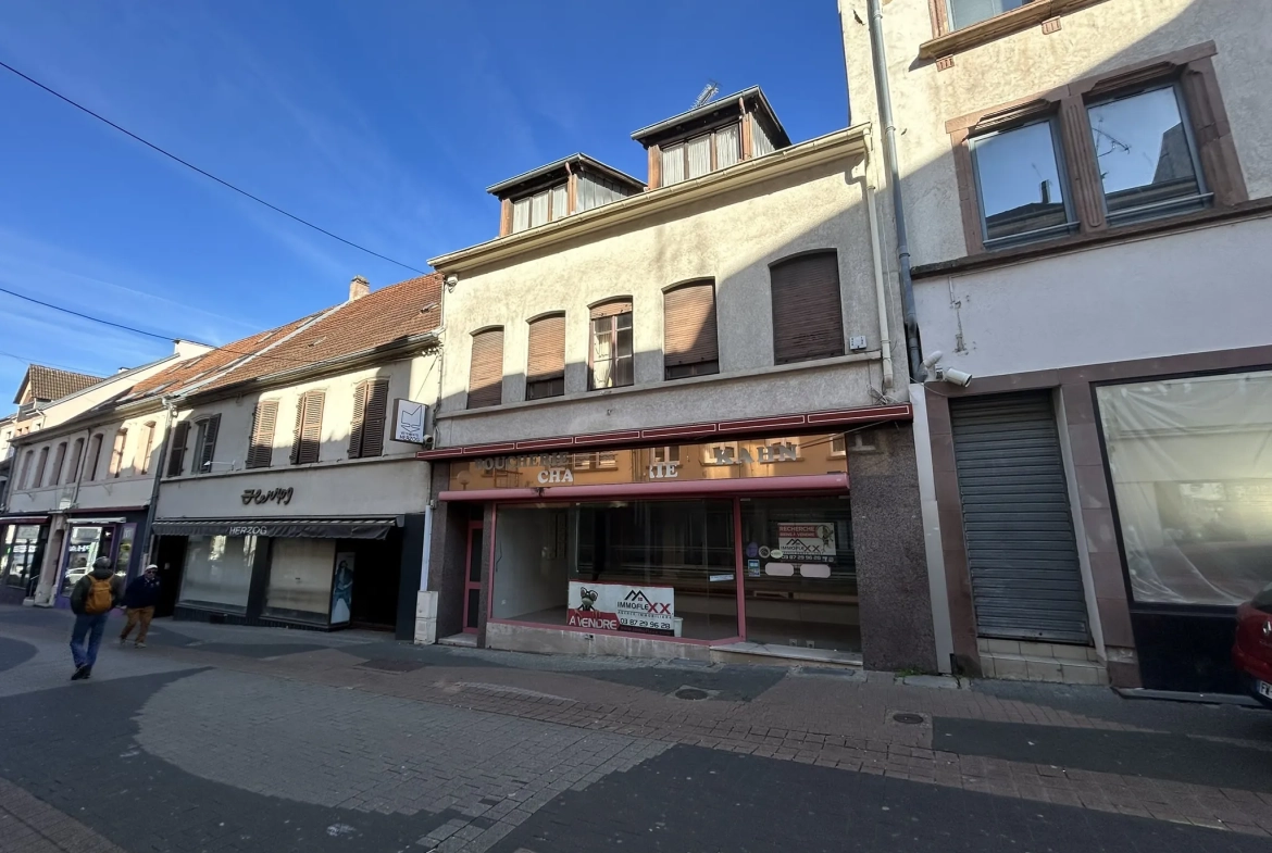 Immeuble en hyper centre de Forbach de 359 m² à rénover pour investissement 