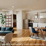 Appartement en rez-de-jardin avec terrasse et jardin à Meschers-sur-Gironde