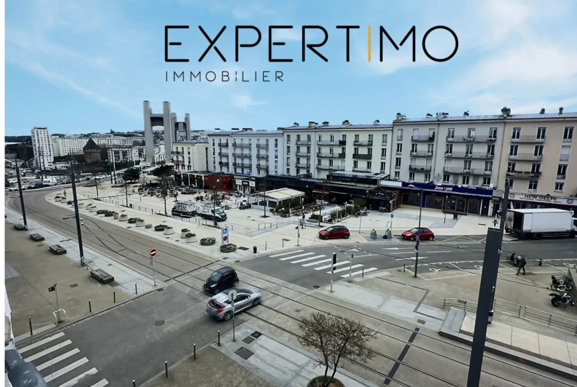 Appartement T4 de 69 m² à Brest, quartier SIAM avec loggia et cave 