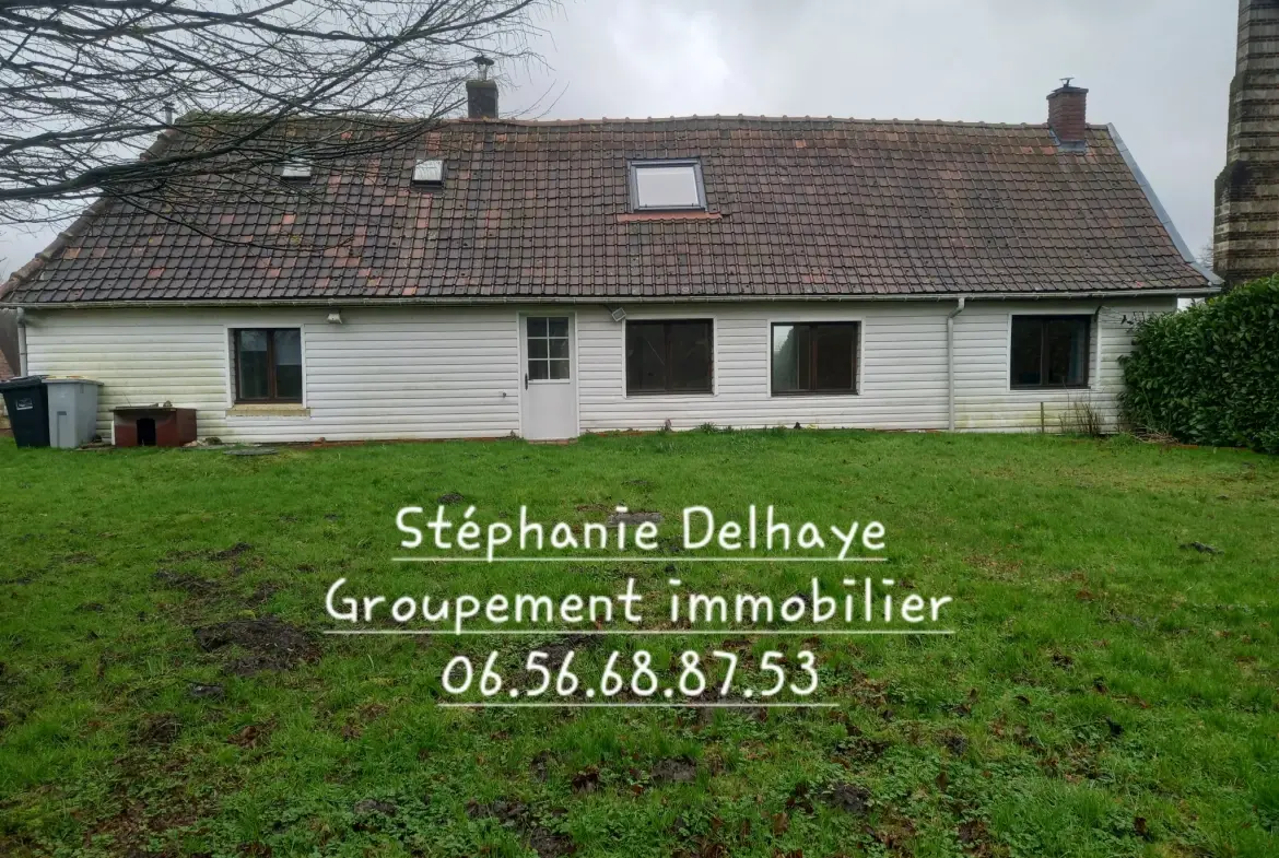 Maison individuelle de 75 m² à Monts en Ternois, proche de Frévent et Saint Pol 